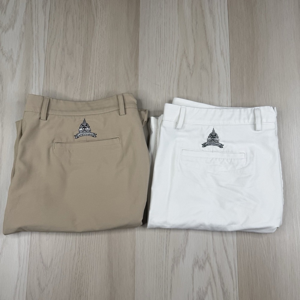 Dunning Golf Stretch Performance Shorts Congressional Country Club Men's Size 38